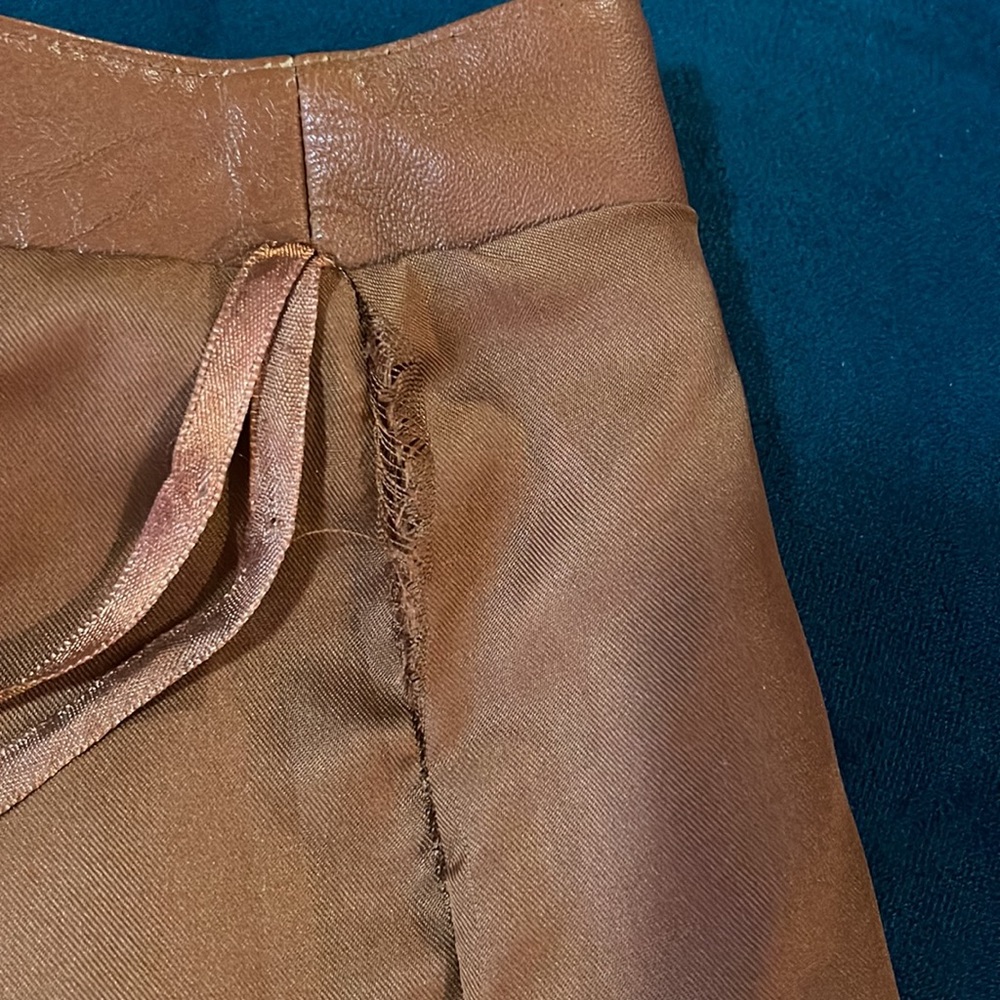 NWT Cache saddle leather skirt, size 6 - Picture 8 of 11